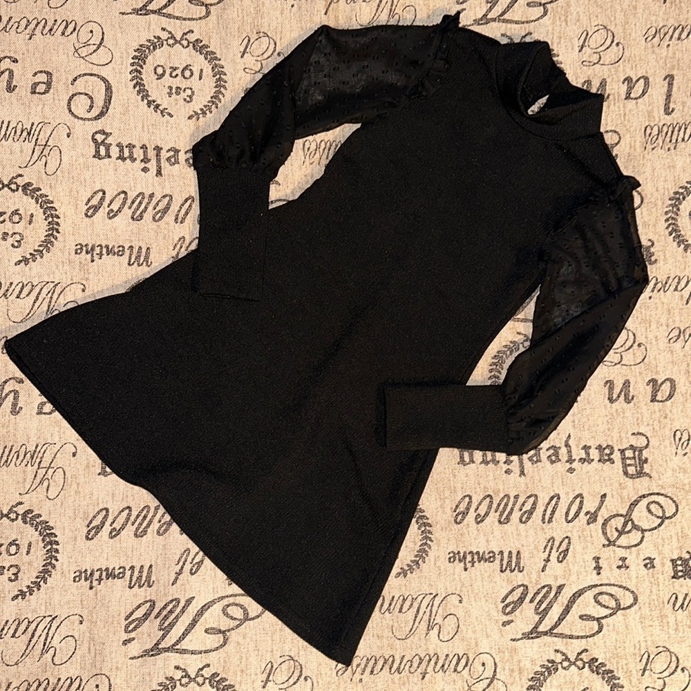 SHEIN girls size 6 black dress